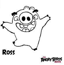 Rovio films provided the prize pack ashley simmons. The Angry Birds Movie Coloring Pages Ross Pig By Angrybirdstiff On Deviantart