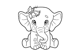 Iemand in de familie zin om te kleuren, maar geen kleurplaat in huis? Kleurplaat Olifant 70 Kleurplaten Van Makkelijk Tot Moeilijk