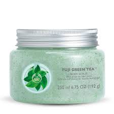 Fuji Green Tea Body Scrub Body Scrub The Body Shop Exfoliating Body Scrub Body Exfoliator The Body Shop