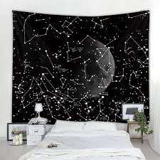 Hang 'em on walls, drape 'em on beds, divide a room, hide your secret stuff. Night Sky Stars Tapestry For Ceiling Galaxy Dorm Decoration Hanging Cover Psychedelic Cncaps