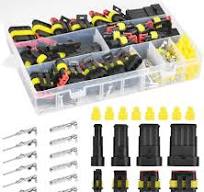 300 Stück Kabelverbinder, Wasserdicht Schnellverbinder Stecker Kabel  Steckverbinder Stecker 1/2/3/4 Pin Auto Stecker,Fit für KFZ Motorrad Auto  Boots ...