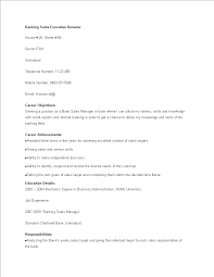 Set goals, develop and effectively execute a detail oriented daily action plan. Banking Sales Manager Or Executive Resume Sample Templates At Allbusinesstemplates Com