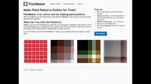 Therefore, they are always more complex than stripes, which also means they tend to be bolder and more informal. How To Make Plaid Patterns With Plaidmaker Com Youtube