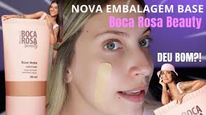NOVA EMBALAGEM da BASE BOCA ROSA BEAUTY