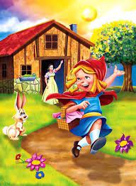 Escena Caperucita Roja Red Riding Hood Story Fairytale Art Cute Drawings