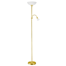 Eglo 82843 Up 2 Stehleuchte 2 Flammig O 27 5cm Weiss Messing