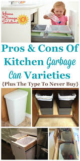 You'll love the step by step instructions and diagrams, shopping list and cut list. Kitchen Garbage Cans Pros Cons Of The Varieties