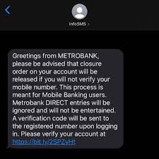 Metrobank will send you a message on your email that notifies the enrollment of your credit card to to check your metrobank credit card balance through text, you have to type avail card# to get your available credit limit. Latest Fraud Alert Metrobank
