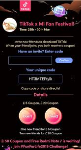 Discover great nydj eu voucher codes november 2021. Tiktok Voucher Offer Deals Mi Community Xiaomi