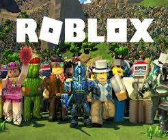 Roblox Logo With Characters Roblox Gifts Roblox Pictures What Is Roblox