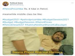 Why is petrol price at 100 rupees? Petrol Memes India Memes Jokes Viral After Petrol And Diesel Prices Hike Krishi Cess Union Budget 2021 Navbharat Times Photogallery