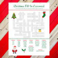 Crossword puzzles are for everyone. Printable Christmas Crossword Puzzle Worksheets Tpt