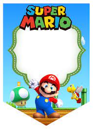 Banderines Para Cumpleanos Festa Di Compleanno Super Mario Creazioni Di Halloween Festa Di Compleanno