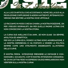 Immagine antisemita di Anna Frank, la Sud prende le distanze: "Siamo una  curva apolitica e apartitica"