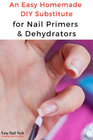 A Homemade Diy Substitute For A Nail Primer Dehydrator In 2021 Nail Primer Nail Art Diy Easy Gel Nails Diy