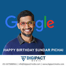 Sundar pichai is a name that arguably needs no introduction. Sundar Pichai Birthday Birthday Posts Successful Men Happy Birthday