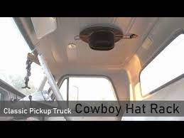 Purchase Install Of A Cowboy Hat Rack 1966 Chevy C20 Pickup Truck Pt 7 Barn Find Restoration Youtube
