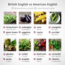 Maybe you would like to learn more about one of these? The Difference Between British And American English Vegetables British And American English American English English