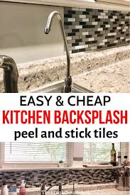 diy peel and stick backsplash review