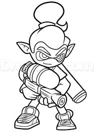 86k.) this splatoon coloring pages inkling squid for individual and noncommercial use only, the copyright belongs to their respective creatures or owners. Splatoon Girl Coloring Pages Shefalitayal