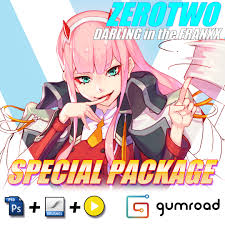 Checkout high quality zero two wallpapers for android, desktop / mac, laptop, smartphones and tablets with different resolutions. Artstation Darling In The Franxx Zerotwo Gumroad Special Package Shin Taehwan Lenn