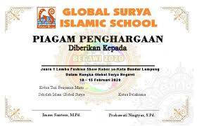 Piagam dibawah juga bisa diganti jika and aingin membuat untuk kegiatan o2sn dan fls2n atau lomba lainnya. Contoh Sertifikat Lomba Fashionshow Tk Pdf