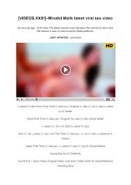 VIDEOS.XXX!]~Minahil Malik latest viral sex video