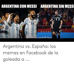 May 29, 2021 · final champions 2021 cuesta recordar un jugador que sufriera tanta mofa en un año: Argentina Sin Mess Argentina Con Messi 14 20 Argentina Vs Espana Los Memes En Facebook De La Goleada A Facebook Meme On Awwmemes Com