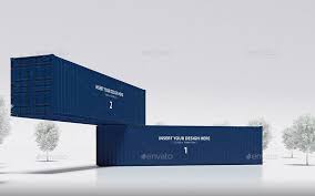 Shipping Container Mockup Vol 3 20 Feet And 40 Feet Container Container Banner Advertising Buy Shipping Container