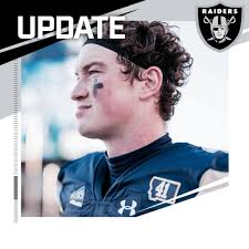 Be here at 8pm tonight to watch Tommy's debut with the Raiders vs Seahawks  🏈