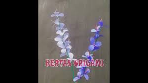 Origami merupakan seni melipat kertas yang berasal dari jepang. Diy Bunga Anggrek Dari Origami Youtube