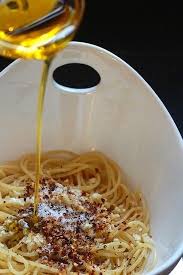 Spaghetti Aglio Olio E Peperoncino Recipes Food Pasta With Olives