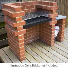 Determine where the pit will be located. Xl Brick Bbq Diy Kit Charcoal Barbecue Chrome Grill Two Sizes Build Your Own Bbq Ebay