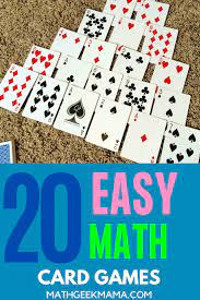 Math Card Games For Kids In 2021 Math Card Games For Kids Math Card Games Math Games For Kids