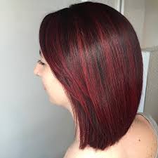 This beauty has opted to have fire red highlights done on each side of her strands for a cool. 25 Red And Black Ombre Highlights Hair Color Ideas May 2020