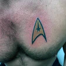 A cup of earl grey tea served piping hot! 50 Star Trek Tattoo Designs For Men Science Fiction Ink Ideas Star Trek Tattoo Tattoo Designs Men Simple Tattoos For Guys