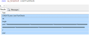 New Sql Server Sp Helptext To Avoid Line Splits Of Code Sql Server Sql Coding