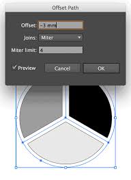 Pull Apart Pie Chart Slices In Illustrator But Retain Stroke