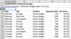 Then select lookup and reference. Multiply Two Columns And Add Up The Results Using Sumproduct Multiple Criteria Learn Five Minute Lessons