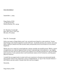 Reconstructive Dentist Cover Letter February 2021