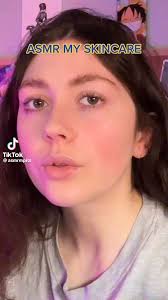 asmr my skincare