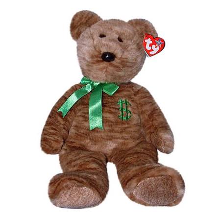 Employee / Billionaire Bears — Ty Beanie Baby bear (1998)