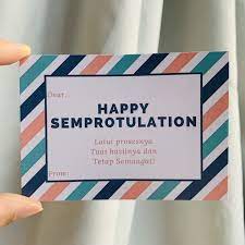 We did not find results for: Kartu Ucapan Happy Semprotulation Sempro Day Greeting Card Shopee Indonesia