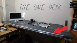How to make a concrete coffee table and how to embed a metal design in concrete. Project Geek Desk A Custom Pc Table Build Youtube