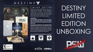 Destiny Limited Edition Unboxing Psw Gr Youtube
