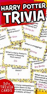 Harry Potter Trivia Questions Harry Potter Trivia Questions Harry Potter Printables Free Harry Potter Facts
