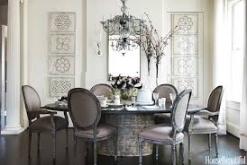 See more ideas about dining room design, dining room decor, luxury dining room. Round Kitchen Table Centerpieces Gray Dining Room Decorating Ideas Dixon Eclectic Top Luxury House N Decor