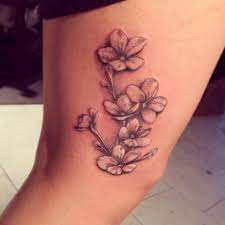 Cherry Blossom Tattoo Black And White Cherry Blossom Tattoo Blossom Tattoo Apple Blossom Tattoos
