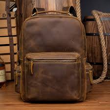 Les modèles de sac à dos vintage pour homme, ici présentés, s'inspirent de différents univers comme l'alpinisme, la randonnée en forêt (bushcraft pour les pour entretenir votre sac à dos vintage, vous pouvez nettoyer la toile avec un chiffon propre et humide pour assurer la survie de la toile ou du cuir. Nouveau Sac A Dos En Cuir Veritable Hommes Vintage Ordinateur Portable Fou Cheval Sacs A Dos En Cuir Pour Sac D Ecole Mochilas Voyage Sac A Dos Homme Sac Aliexpress