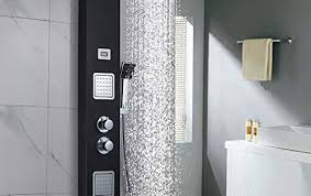 Tete De Douche Ultra Mince A Pluie Woohse Pomme De Douche Carree Pommeau De Douche Anti Calcaire Haute Pressi Douchette Salle De Bain Douchette Robinet Douche